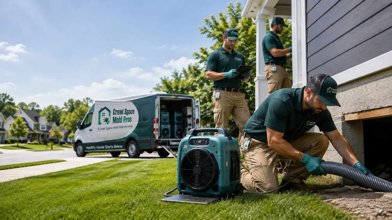 Crawl Space Mold Removal in Aneta, ND